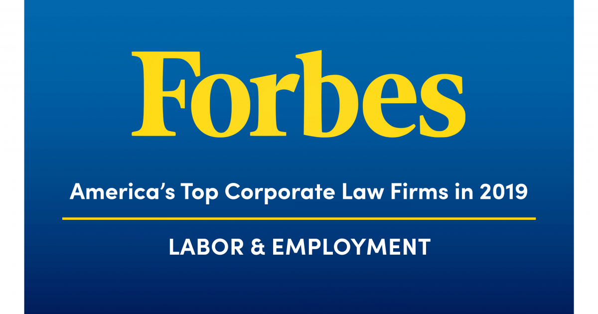 Forbes Names Dinsmore among 29 Best Labor & Employment Firms in America