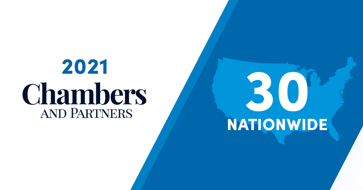 Dinsmore’s Chambers USA 2021 Rankings Increase as Firm Grows Nationwide
