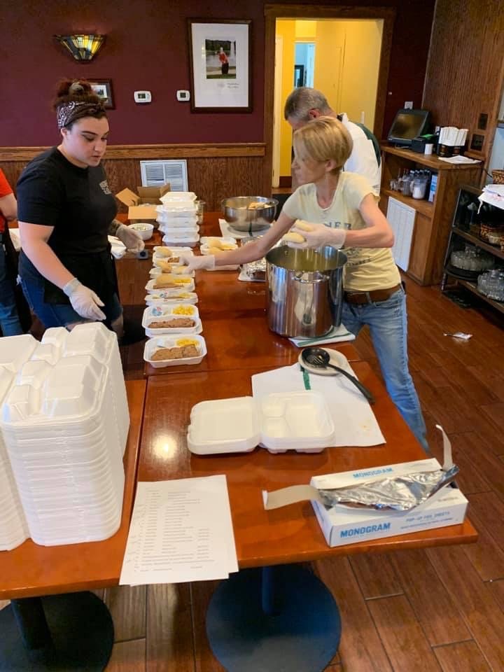 Volunteers will deliver the items to the individuals, while maintaining a safe distance