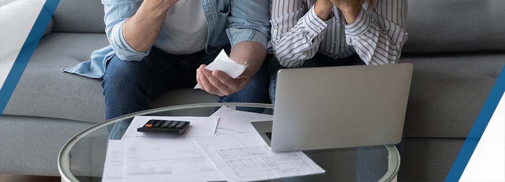 Two people sitting on the couch