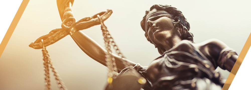 Statue of Lady Justice.