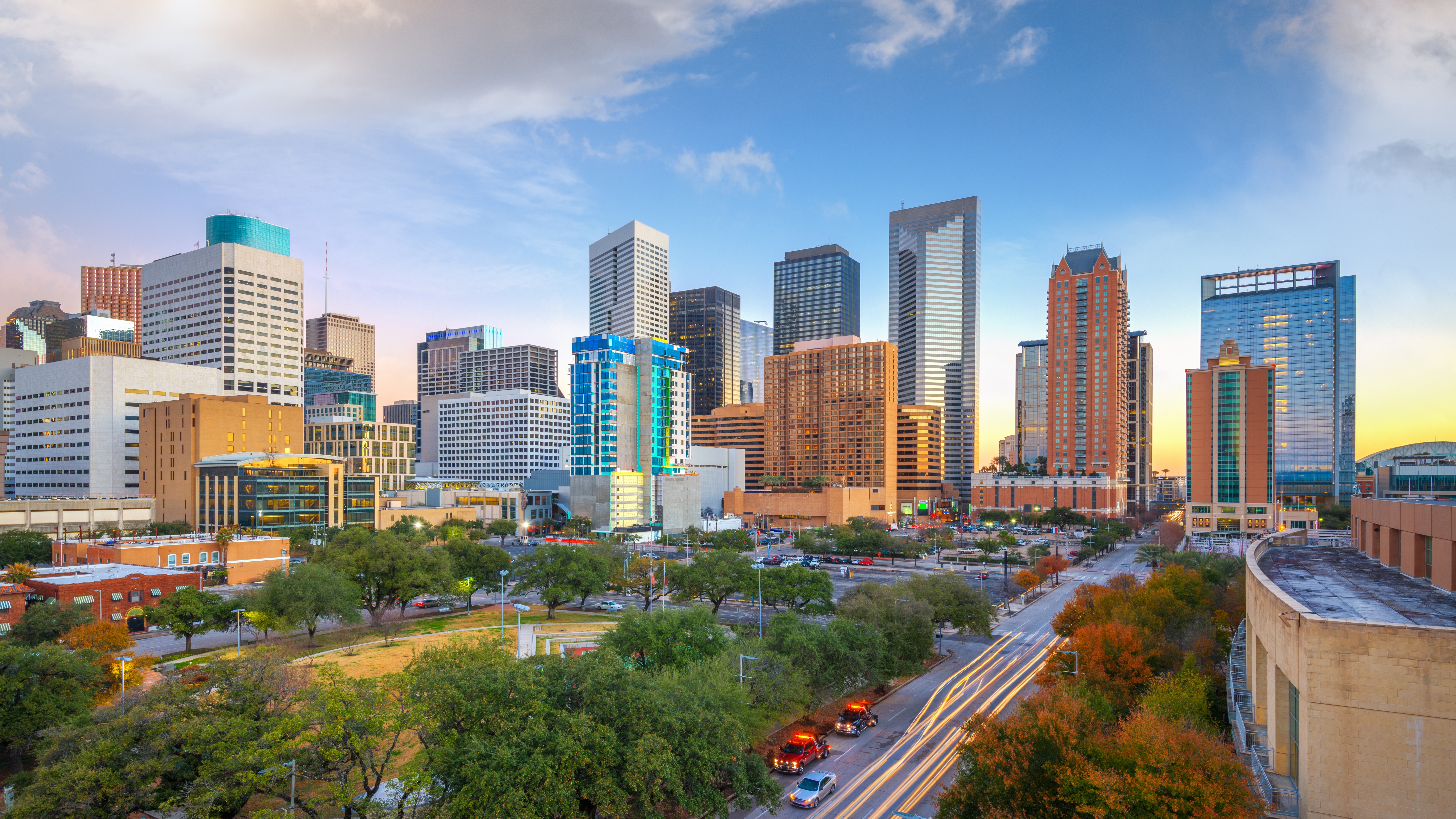 Houston, Texas skyline during the day