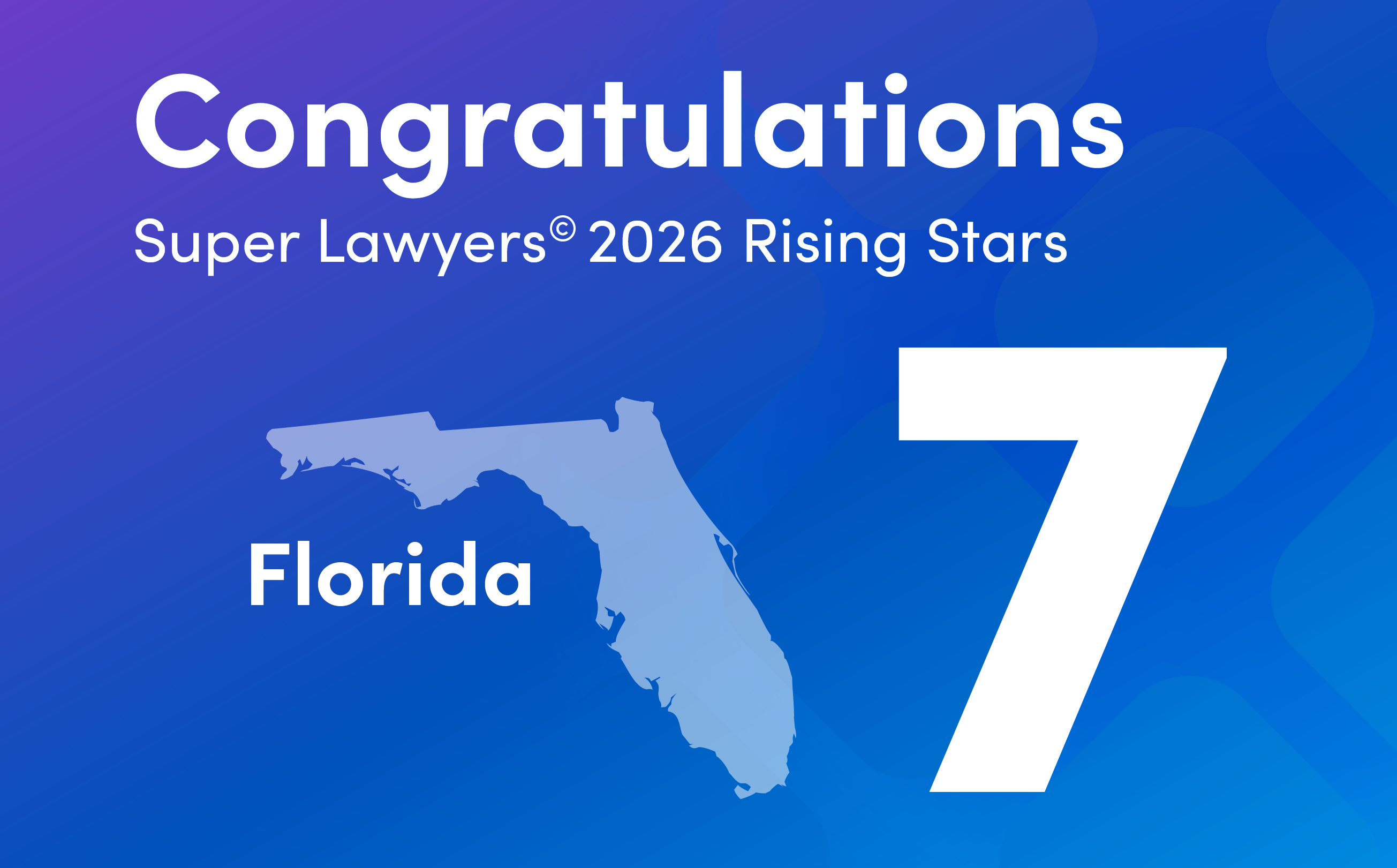Seven Dinsmore Attorneys Named Florida Super Lawyers Rising Stars