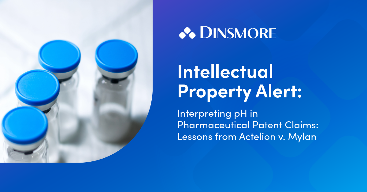 Interpreting pH in Pharmaceutical Patent Claims: Lessons from Actelion v. Mylan
