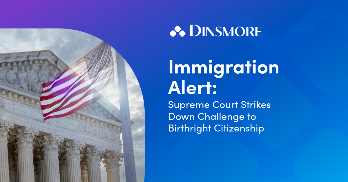 Supreme Court Strikes Down Challenge to Birthright Citizenship
