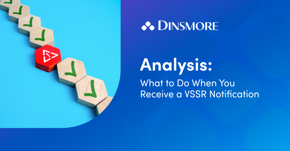 What to Do When You Receive a VSSR Notification